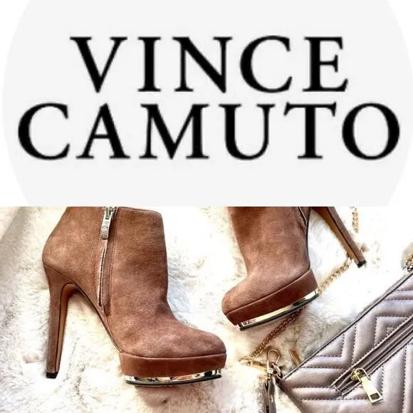 ♥️ 6b/36 Vince Camuto High End Platform Suede Boots, perfect for petite …