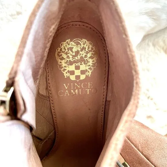 ♥️ 6b/36 Vince Camuto High End Platform Suede Boots, perfect for petite …