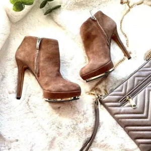 ♥️ 6b/36 Vince Camuto High End Platform Suede Boots, perfect for petite …