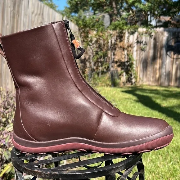 ▶️ Camper ◀️ Goretex Waterproof Boots, Michelin Traction Brown/ Maroon,