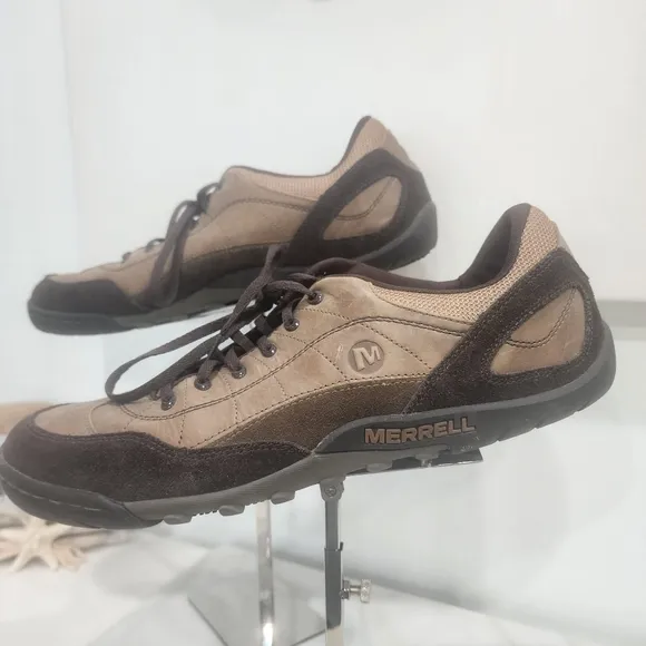 [ Merrell] men's leather size 13 Sector pike espresso,  leather shoe.