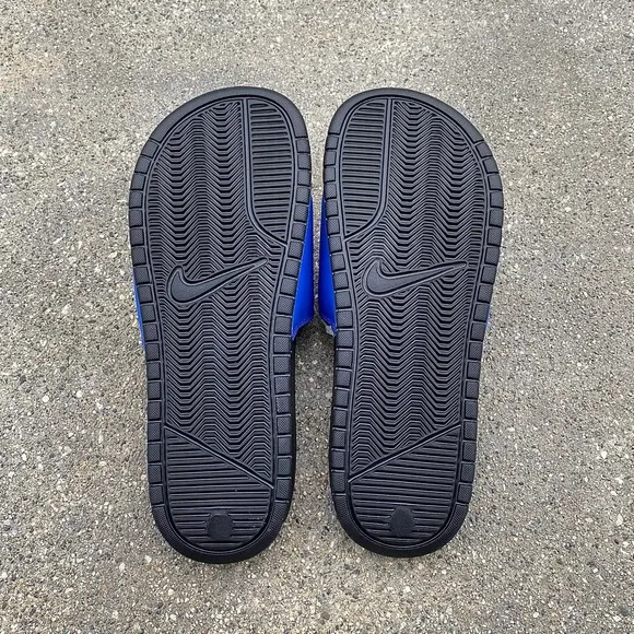 $ NIKE BENASSI SLIDES JUST DO IT JDI ROYAL ORANGE