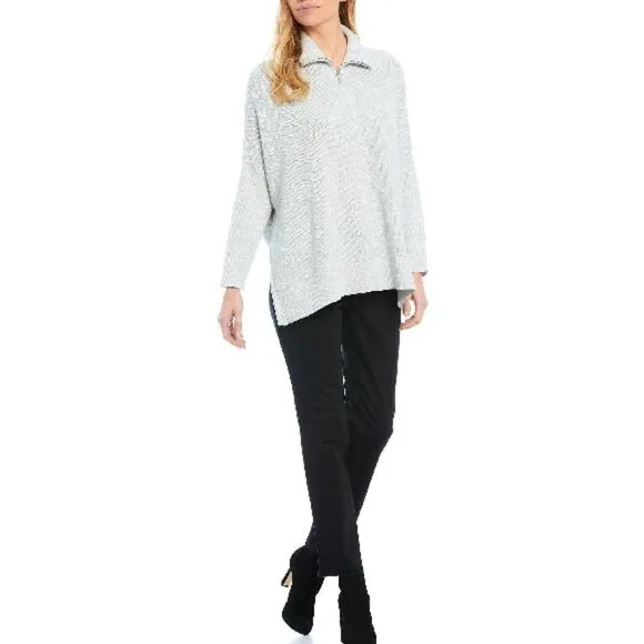 🎩🗝️ NWT $118 SILVER Tommy Bahama Sparkle Bonita Pullover Sweater - S/M, L/XL