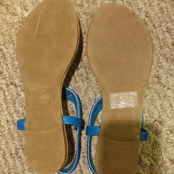 🇺🇦 Rhinestone T-strap Slide Sandals/Brand new in box