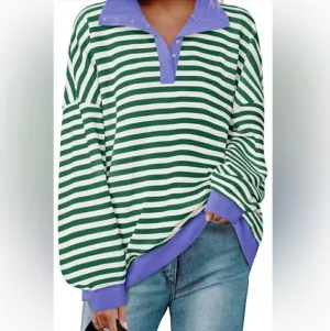 🆕 Striped Pullover sweater