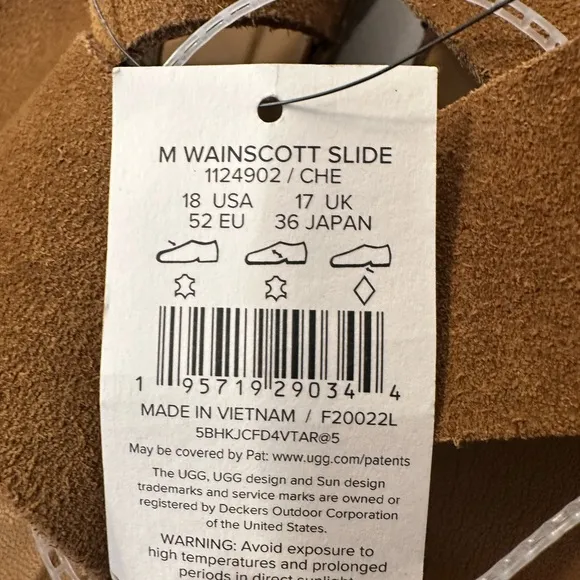 🆕 UGG Men's Wainscott Slide Sandal
