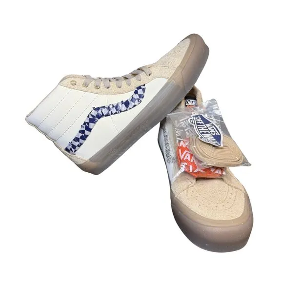 🔥 Vans Sk8-Hi x Rokit Collab 👟 High-Top Sneakers (VN0000SQBKV) Men's Sz 9 NEW