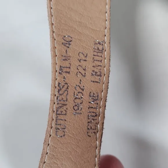 05400 L'Artiste by Spring Step teal &quot;Cuteness&quot; leather Sandals 40 9 NIB