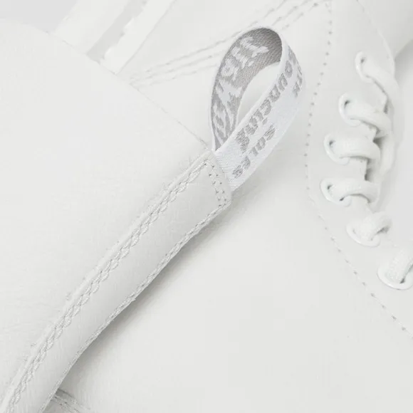 1460 PASCAL WOMEN'S MONO LACE UP BOOTS WHITE VIRGINIA