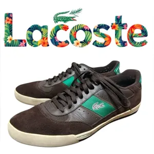 348. 🐊 Lacoste men’s Casual lace up tennis shoes size 12