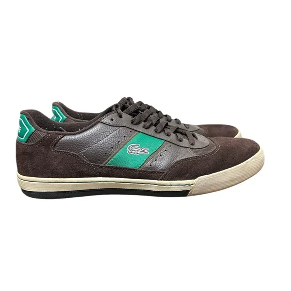 348. 🐊 Lacoste men’s Casual lace up tennis shoes size 12