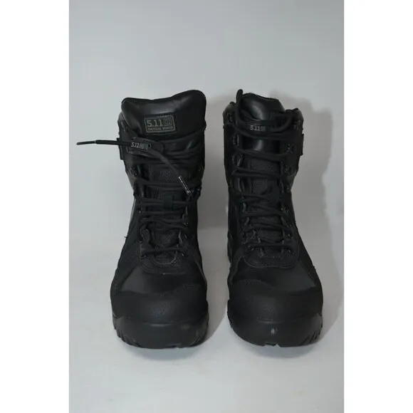 5.11 XPRT Waterproof 8&quot;‎ Boots Size 8 Black Tactical Military Hiking Boots