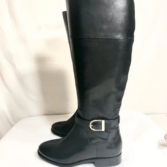 5B Cole Haan Black Catskills Extended Calf Boot