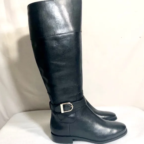 5B Cole Haan Black Catskills Extended Calf Boot
