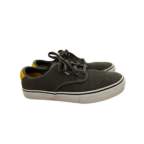 8 Vans Men's Chima Ferguson Pro Pewter Grey Mango Mojito Skate shoes EUC