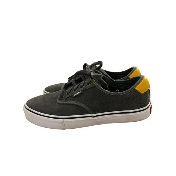 8 Vans Men's Chima Ferguson Pro Pewter Grey Mango Mojito Skate shoes EUC