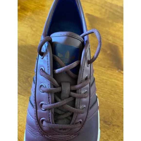 Adidas Adi-Ease Dark Burgandy Skate Shoes. Size 8 1/2 EUC