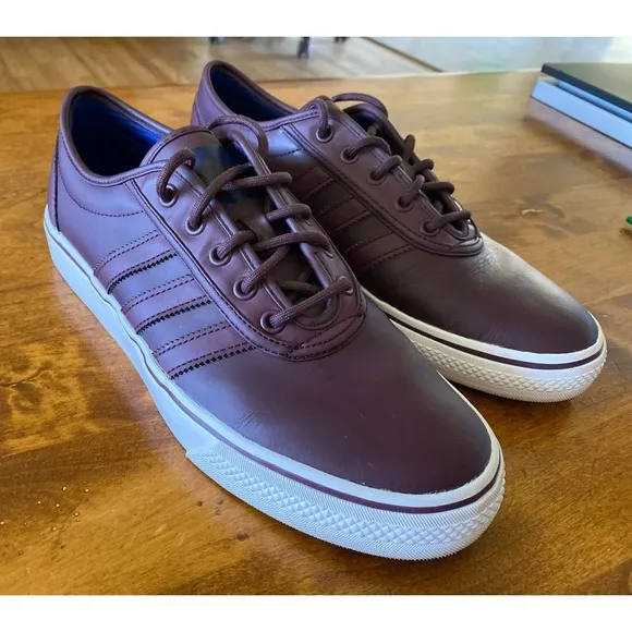 Adidas Adi-Ease Dark Burgandy Skate Shoes. Size 8 1/2 EUC