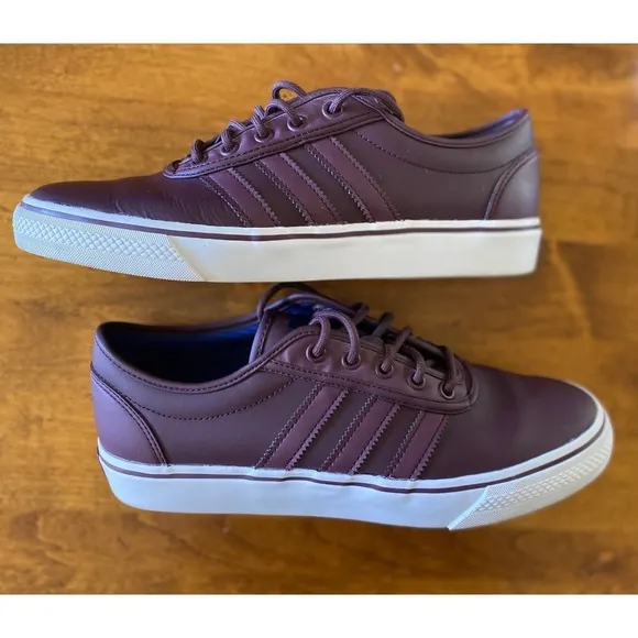 Adidas Adi-Ease Dark Burgandy Skate Shoes. Size 8 1/2 EUC