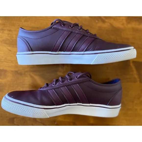 Adidas Adi-Ease Dark Burgandy Skate Shoes. Size 8 1/2 EUC