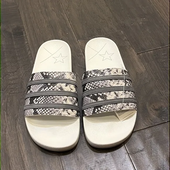 Adidas Adilette EH0166 SnakeSkin shoes slides sandals shower pool beach new Mens