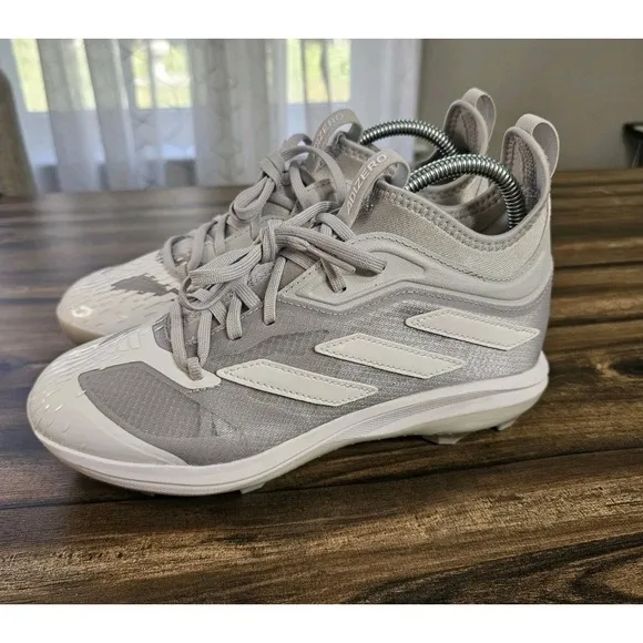 Adidas Adizero Afterburner Kids Sz 5.5  Style# ID1670 Color Gray/White NWOB