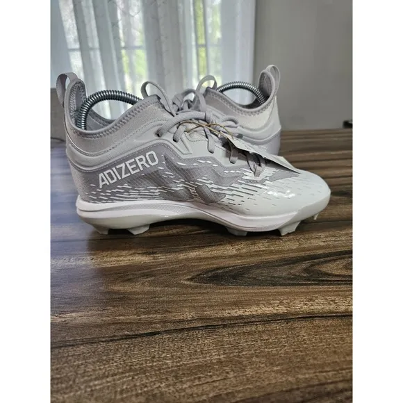 Adidas Adizero Afterburner Kids Sz 5.5  Style# ID1670 Color Gray/White NWOB