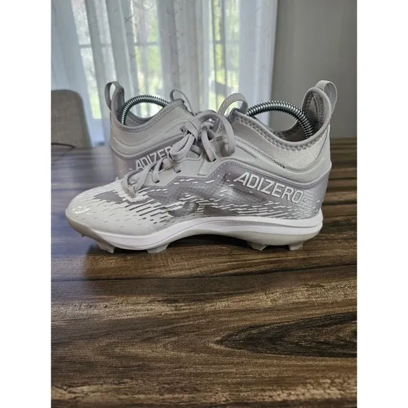 Adidas Adizero Afterburner Kids Sz 5.5  Style# ID1670 Color Gray/White NWOB