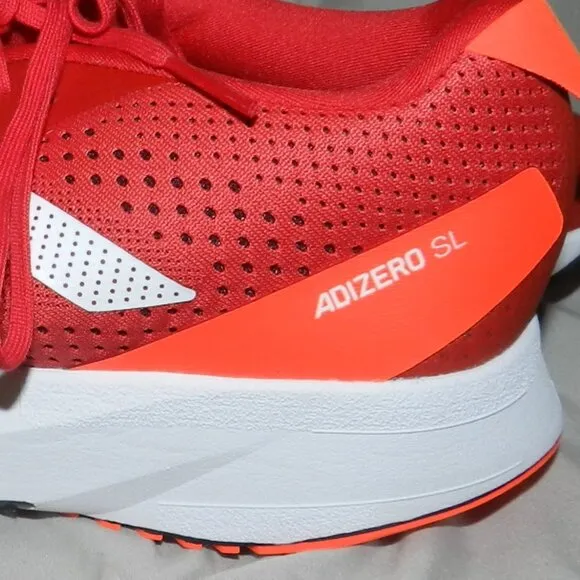 ADIDAS ADIZERO SL MENS COMFORT STYLISH RED/WHITE 🆕FAST😮‍💨⚡🚚