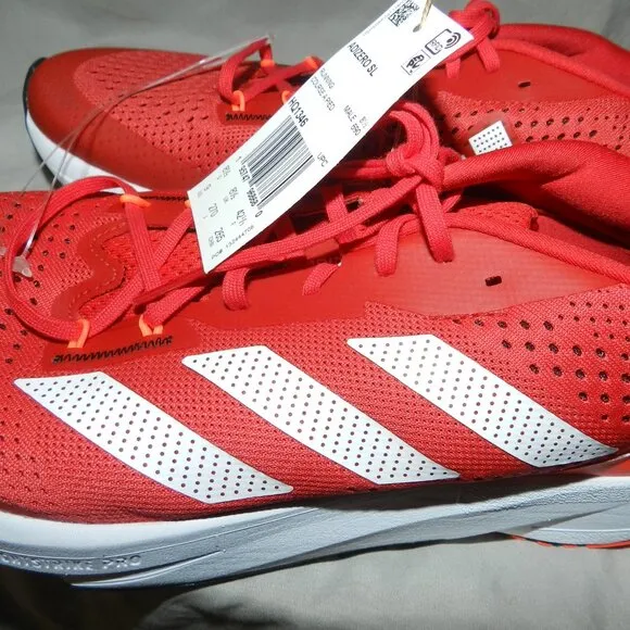 ADIDAS ADIZERO SL MENS COMFORT STYLISH RED/WHITE 🆕FAST😮‍💨⚡🚚