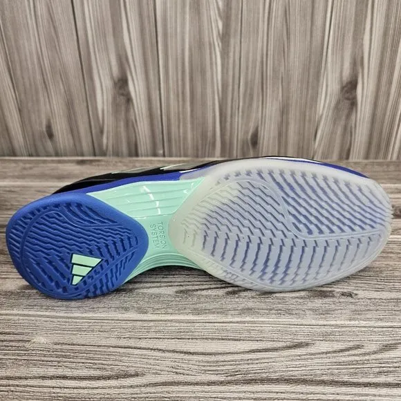 Adidas Avacourt Womens Tennis Shoes - Black/Blue - Women's Size 8.5 NEW