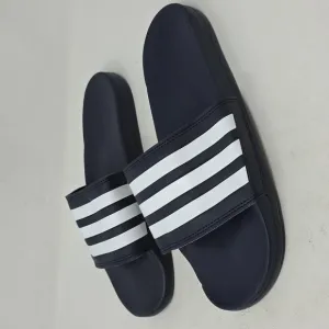 adidas Black and White Slide Sandals