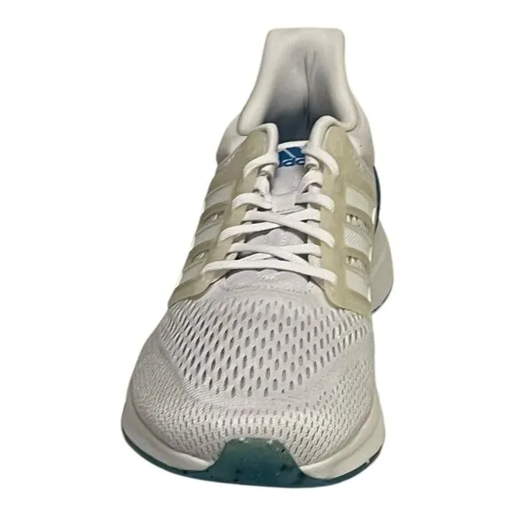 Adidas EQ21 Running/Training Gym Shoes Sneakers Blue &amp; White Size 11