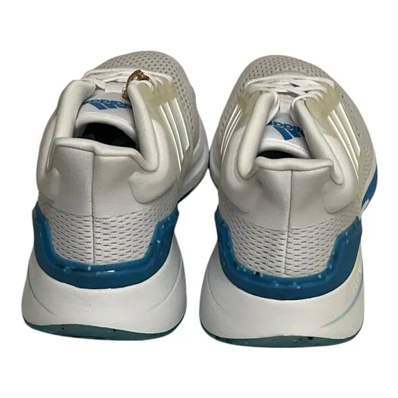 Adidas EQ21 Running/Training Gym Shoes Sneakers Blue &amp; White Size 11