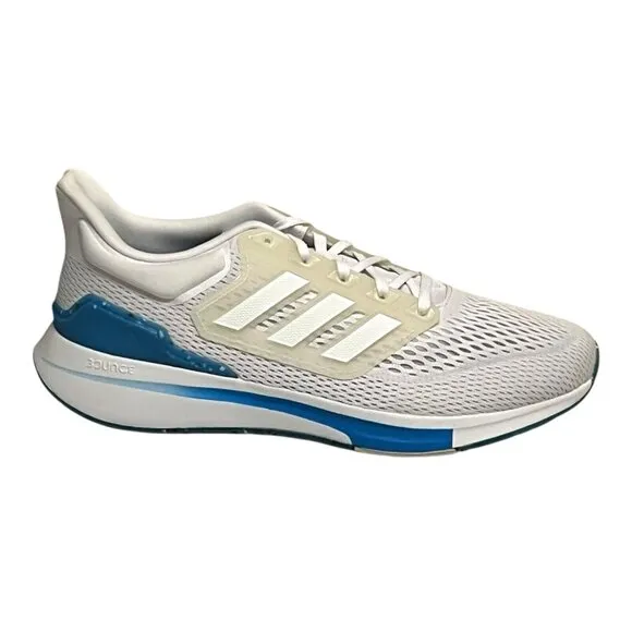 Adidas EQ21 Running/Training Gym Shoes Sneakers Blue &amp; White Size 11