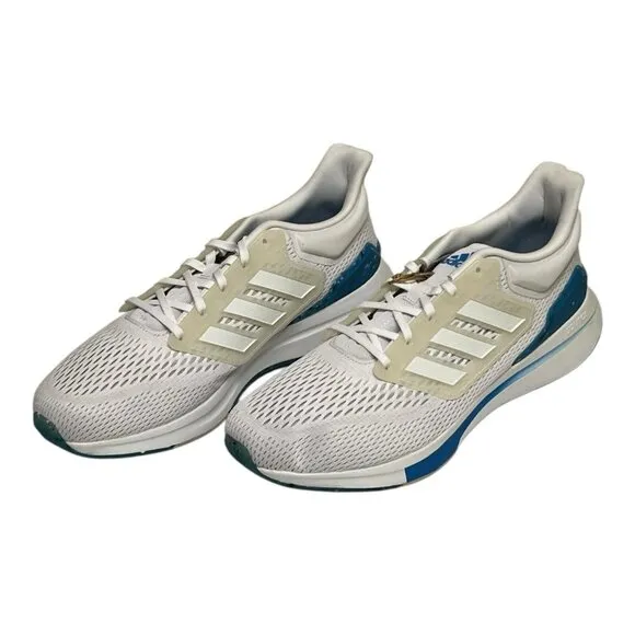 Adidas EQ21 Running/Training Gym Shoes Sneakers Blue &amp; White Size 11