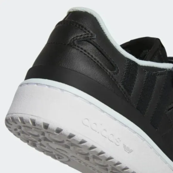 Adidas Forum Low Mens Casual Sneaker Shoes Black White HQ4536 NEW Multi Sz