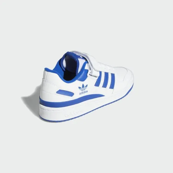 Adidas Forum Low Mens Casual Sneaker Shoes White Blue FY7756 NEW Multi Sz