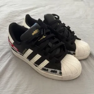 Adidas Kids Superstar Black and White Shoes