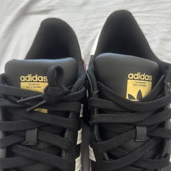 Adidas Kids Superstar Black and White Shoes
