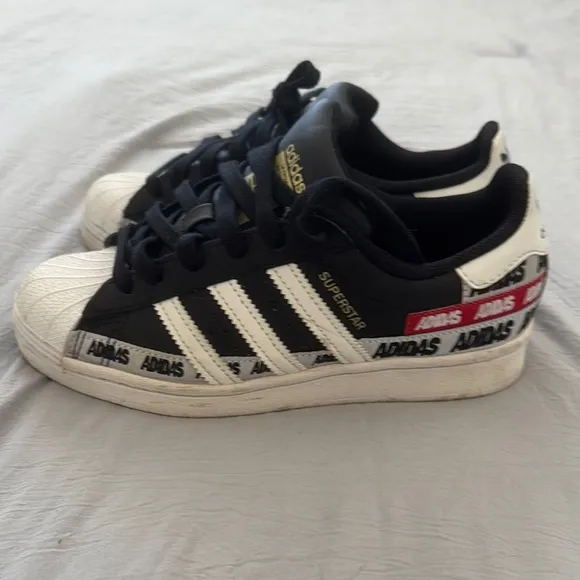 Adidas Kids Superstar Black and White Shoes