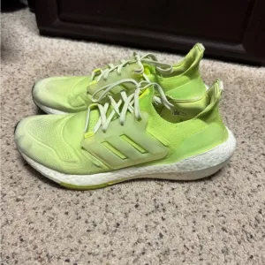 Adidas Lime Green Running Shoes