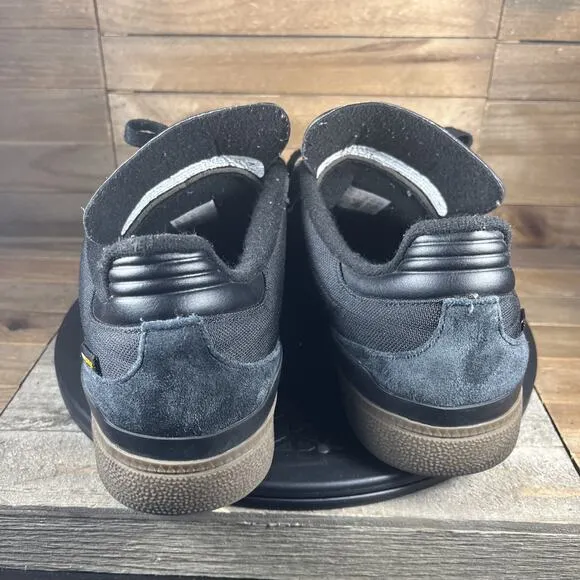 Adidas Mens Size 12 Busenitz Mens Skate Black Lace Up Shoes Suede Gum Sole