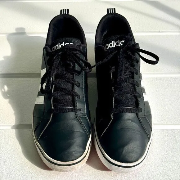 Adidas Men’s VS Pace 2.0 Grand Court Sneakers B74494 Black &amp; White Size 11.5