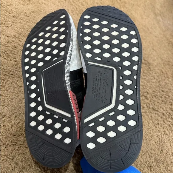 Adidas NMD R1 Sneakers - Black, White and Red