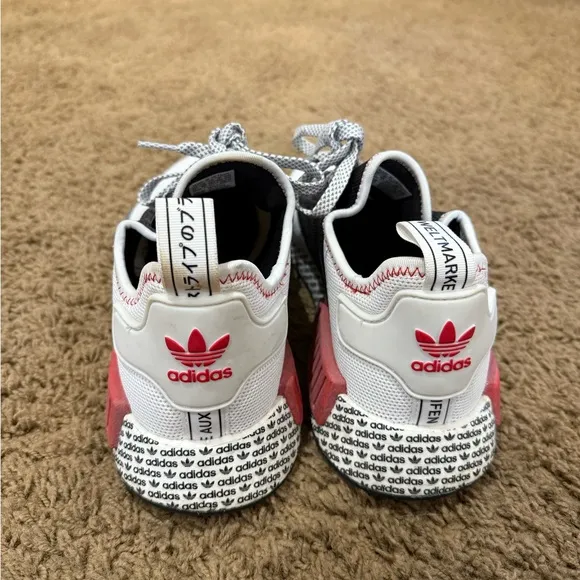Adidas NMD R1 Sneakers - Black, White and Red