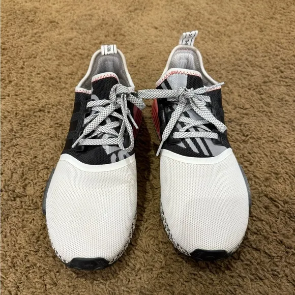 Adidas NMD R1 Sneakers - Black, White and Red