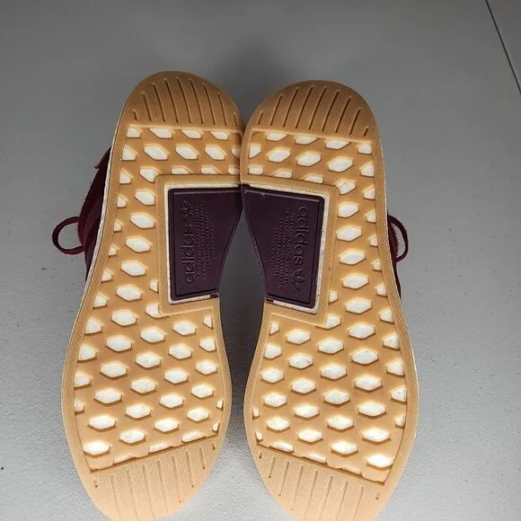 adidas NMD R2 Collegiate Athletic Shoes Sneakers Burgundy 2018 Men's Size 10