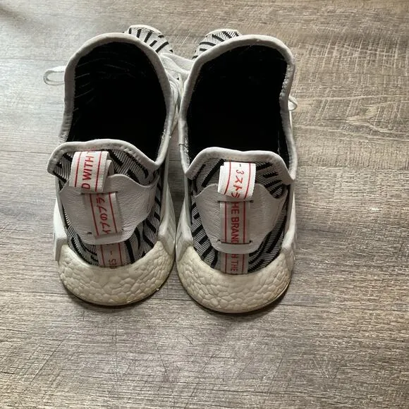 Adidas NMD XR1 Zebra Mens Size 13 White Black Running Shoes Sneakers BB2911