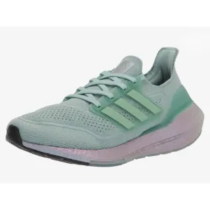ADIDAS Original UltraBoost 21 in Hazy Green, 7.5